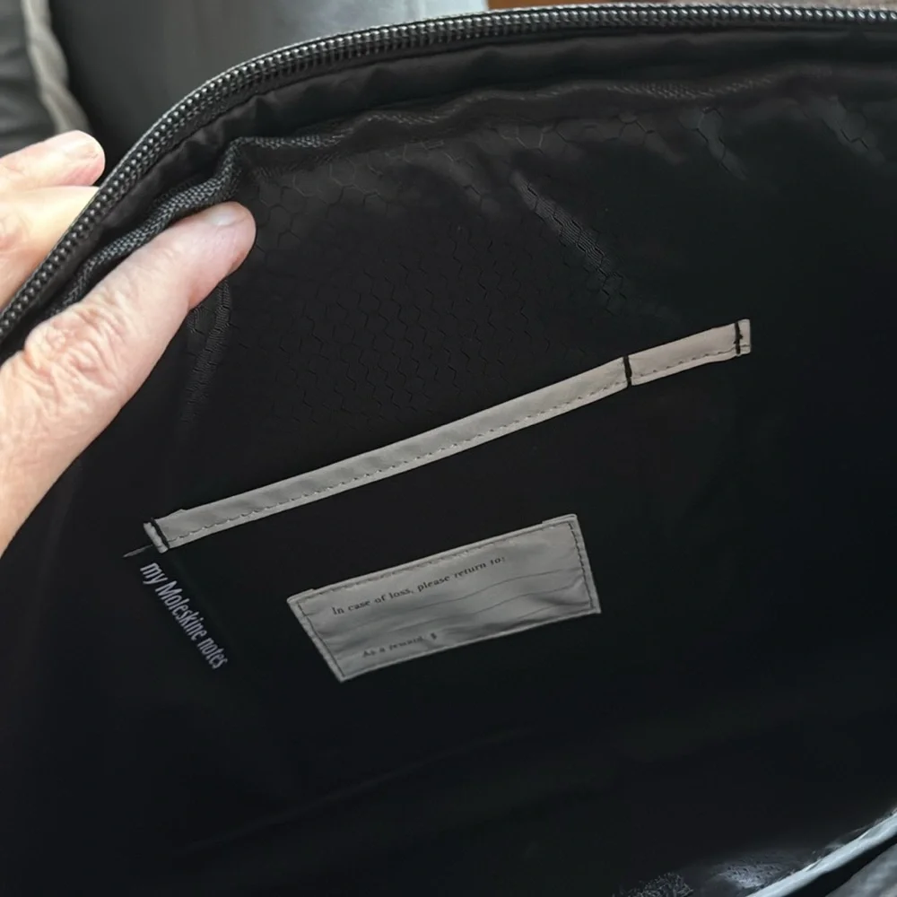 Moleskine Navy Messenger Bag for 17” laptop